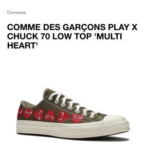 COMME DES GARÇON PLAY SNEAKERS